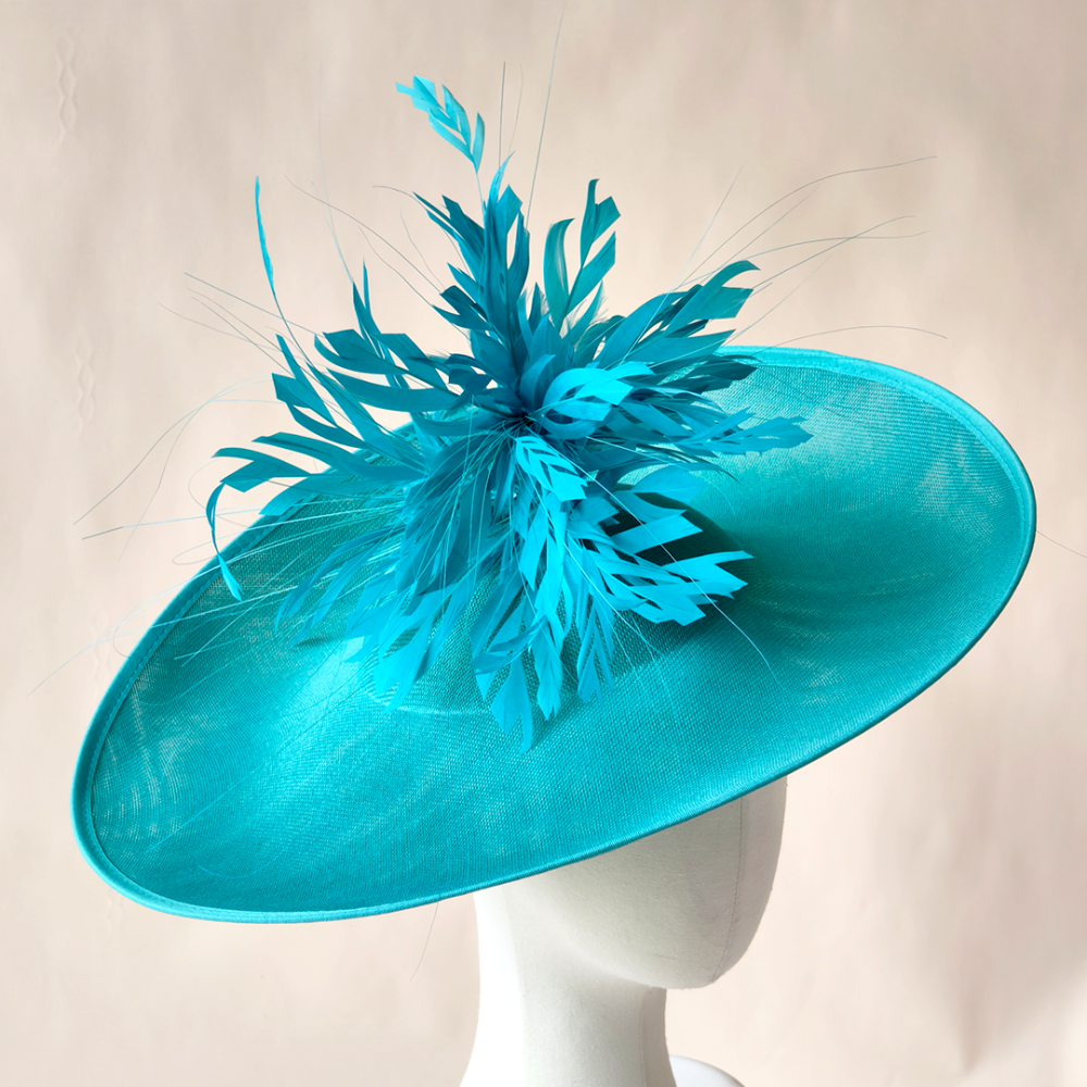RM1203 Feather Mount Goose Feather Millinery Fascinators Hat Handcraft Headress for Millinery & Couture Hats – 80+ Colours | No MOQ