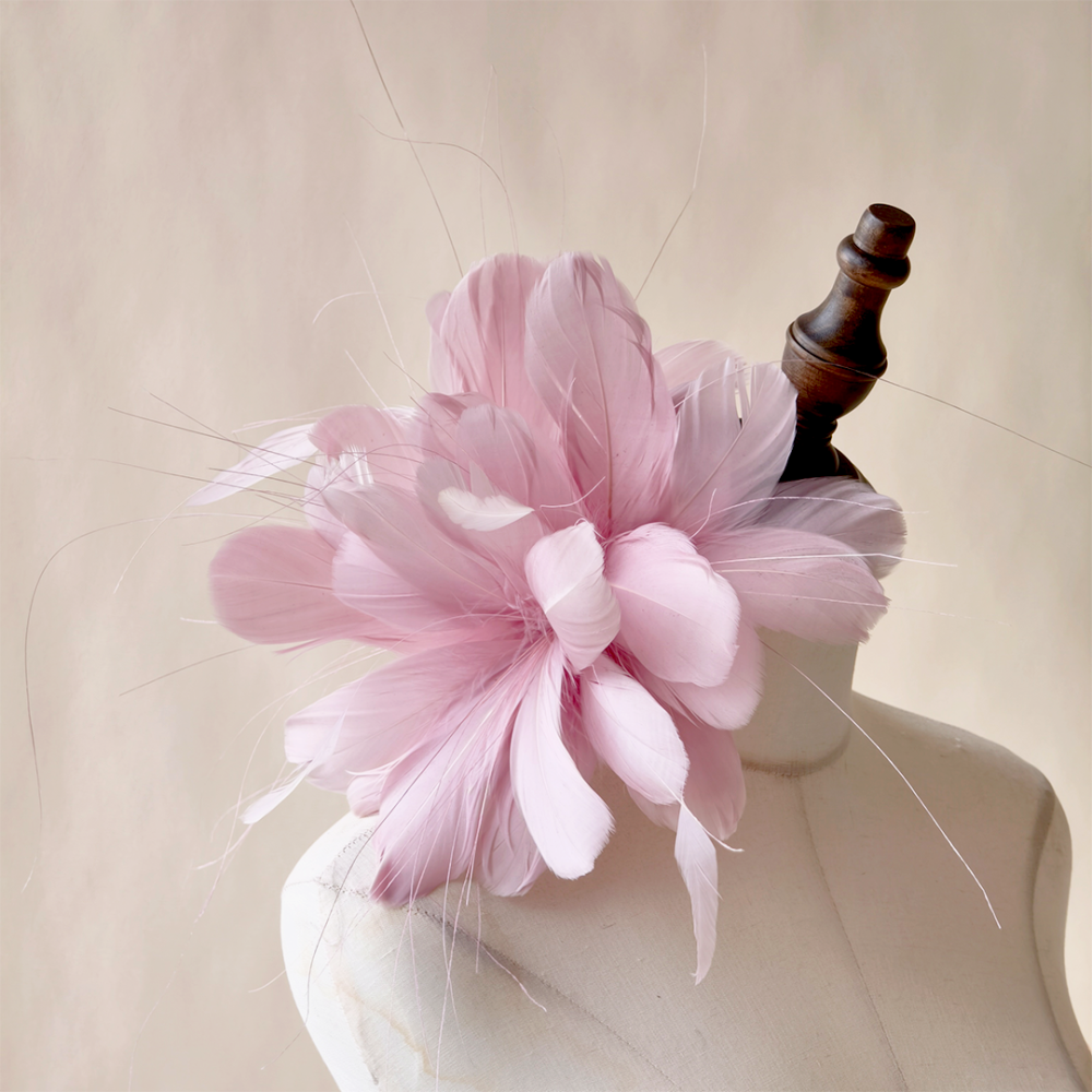 RM921 Feather Mount Goose Feather Millinery Fascinators Hat Handcraft Headress for Millinery & Couture Hats – 80+ Colours | No MOQ