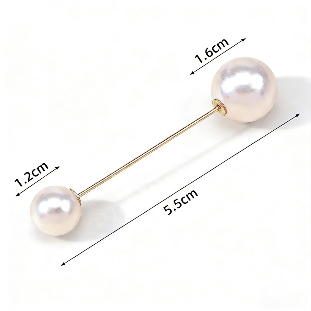 PER004 Premium Pearl Pins for Millinery Hats & Occasion Wear Brooch Components 3 pieces per pack