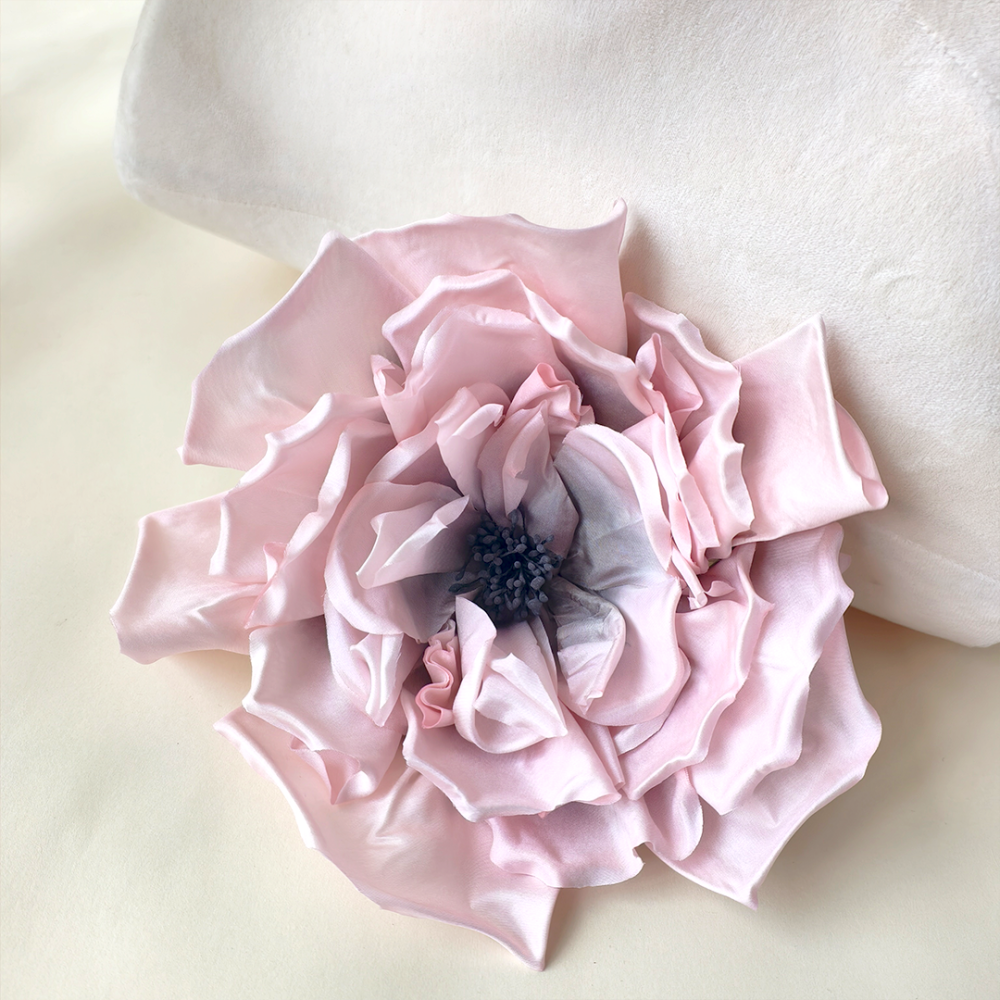 XYF120 Oversized Handcrafted Silk Rose Peony for Couture Millinery