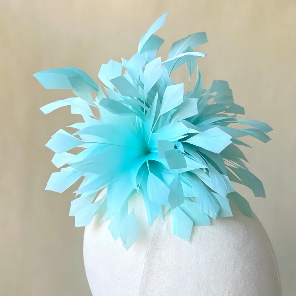 RB127 Feather Flower Millinery Fascinators Hat Handcraft Headress for Millinery & Couture Hats – 80+ Colours | No MOQ