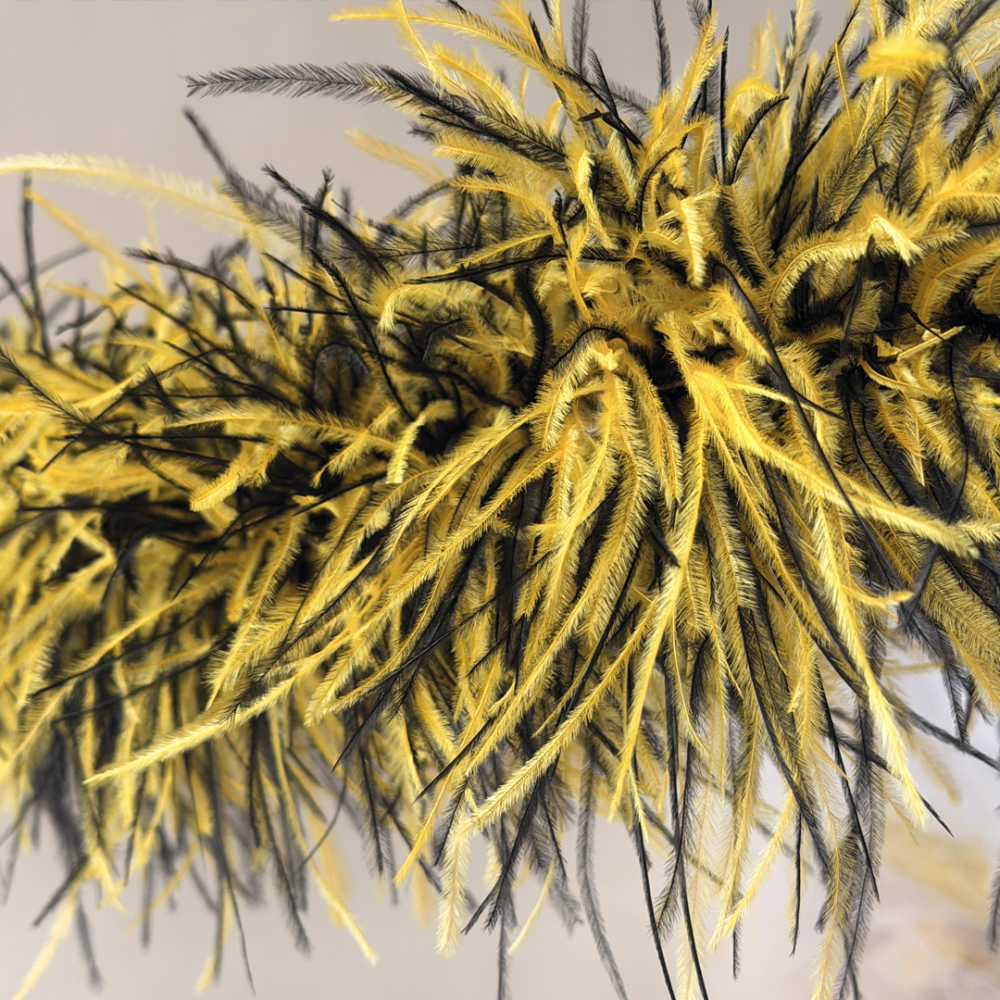 FEA1038 10-Ply 9-11cm Ostrich Feather Boa for Carnival Derby Gala Couture