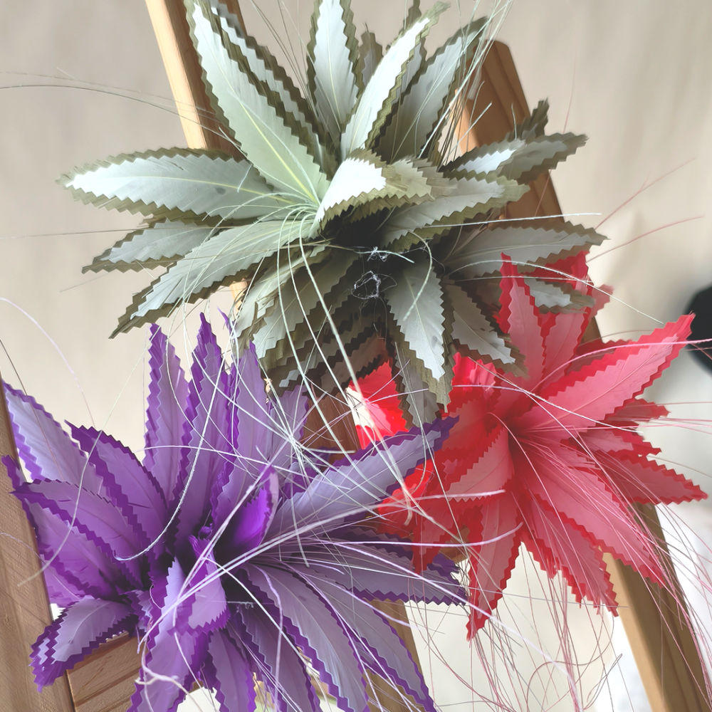 RM1404 Feather Mount Serrated Double-layered Goose Feather Millinery Fascinators Hat Handcraft Headress for Millinery & Couture Hats – 80+ Colours | No MOQ