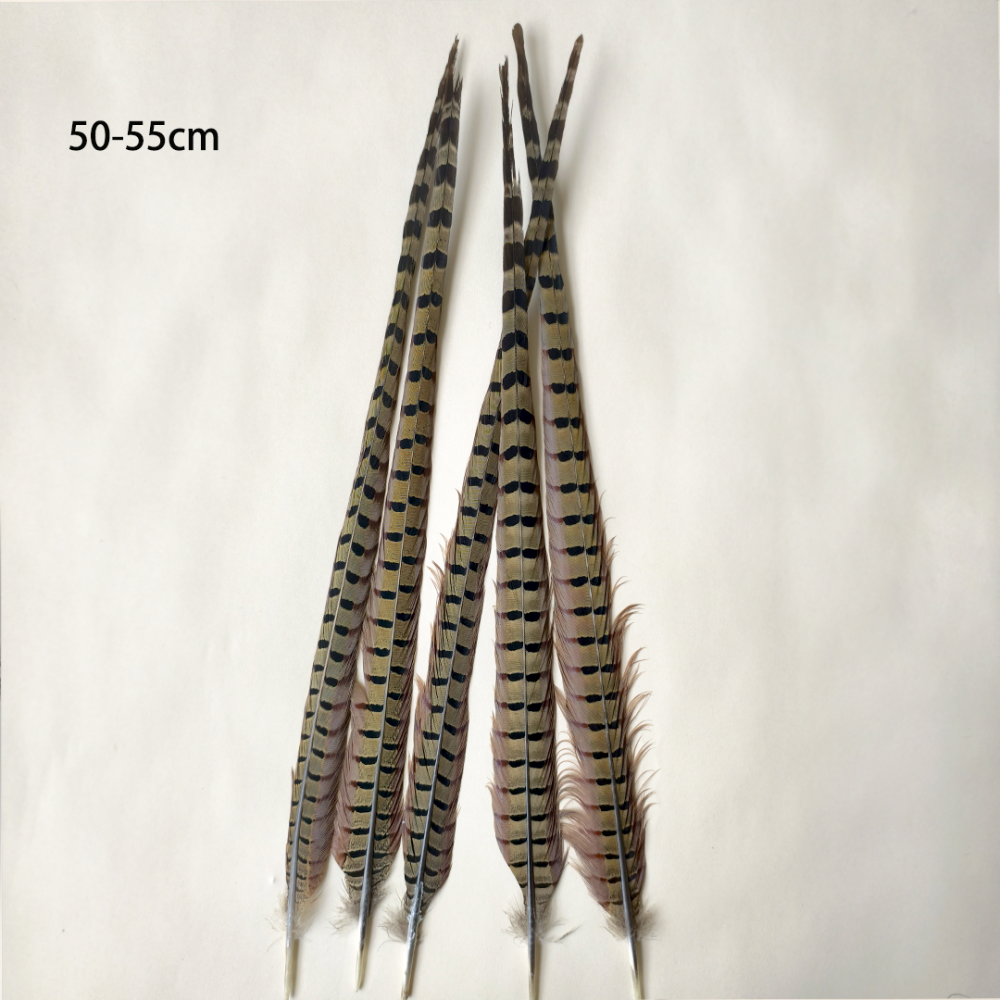 FEA1033 Natural Ringneck Pheasant Centre Feathers for Ascot Derby Millinery One Piece