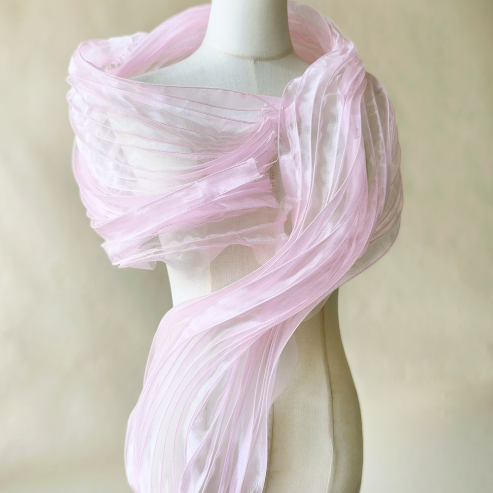 SFB1812 Structured Wired Organza Fabric for Millinery & Couture 55cm Wide One Yard