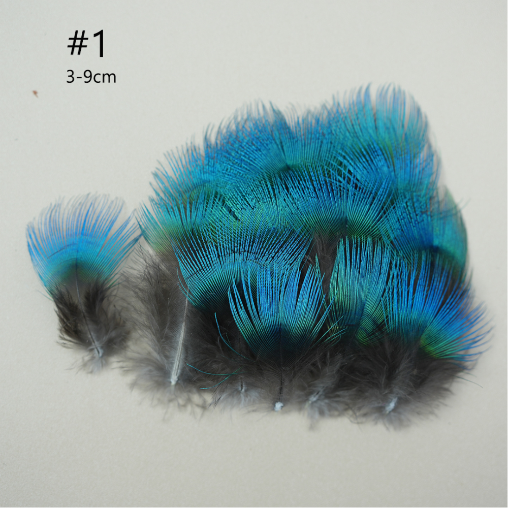 FEA1021 Small Iridescent Peacock Plumage Feathers for Ascot Derby Galway Millinery