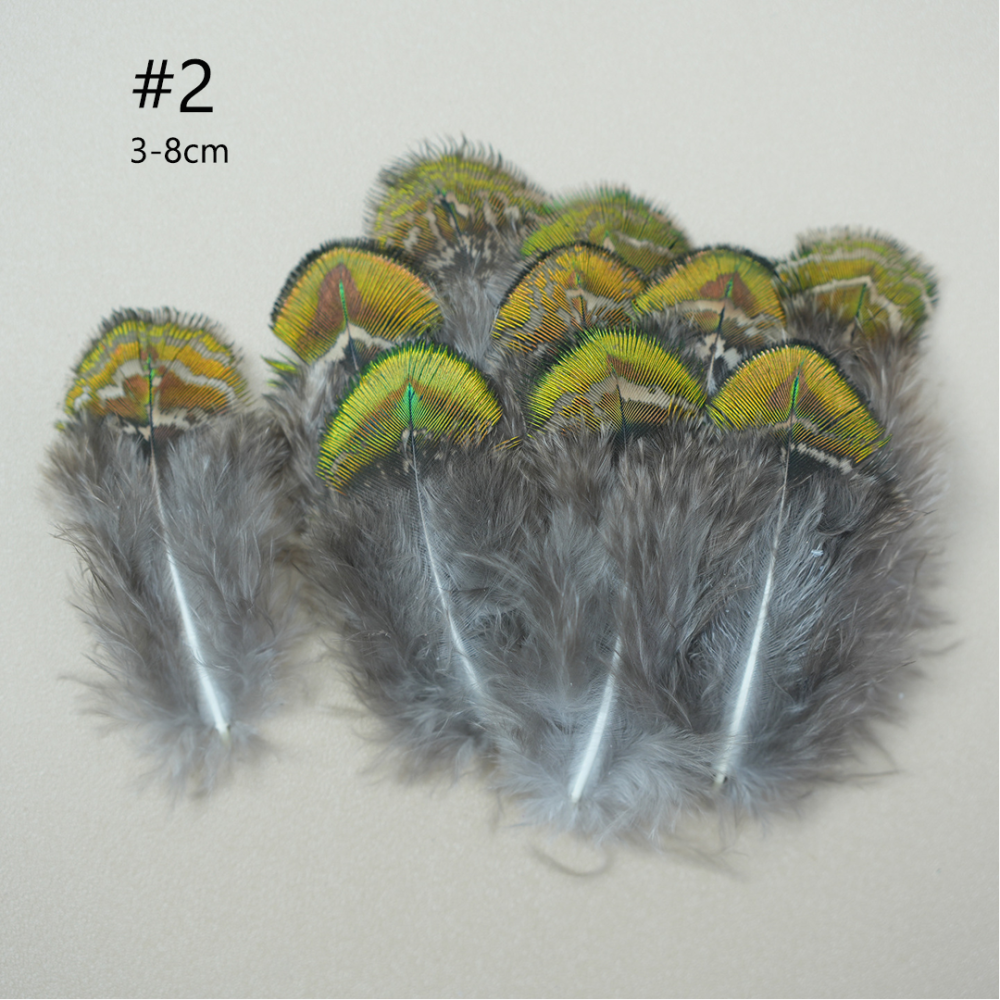 FEA1021 Small Iridescent Peacock Plumage Feathers for Ascot Derby Galway Millinery