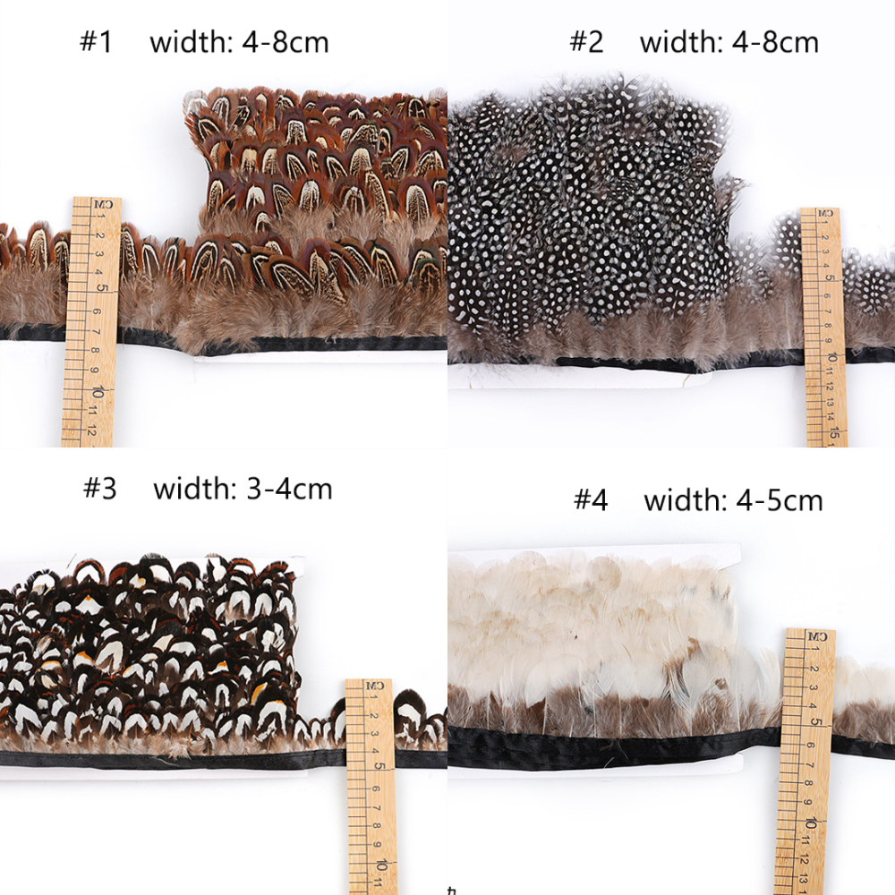 RF-PH01 Artisanal Small Feather Trimming Fringe Fine Natural Plumage for Millinery & Couture