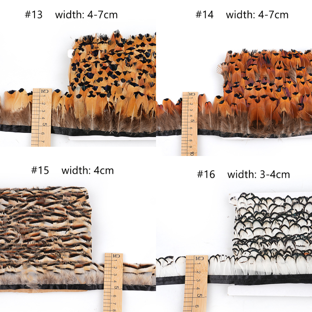 RF-PH01 Artisanal Small Feather Trimming Fringe Fine Natural Plumage for Millinery & Couture