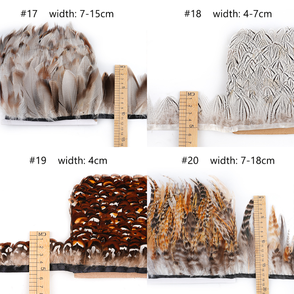 RF-PH01 Artisanal Small Feather Trimming Fringe Fine Natural Plumage for Millinery & Couture