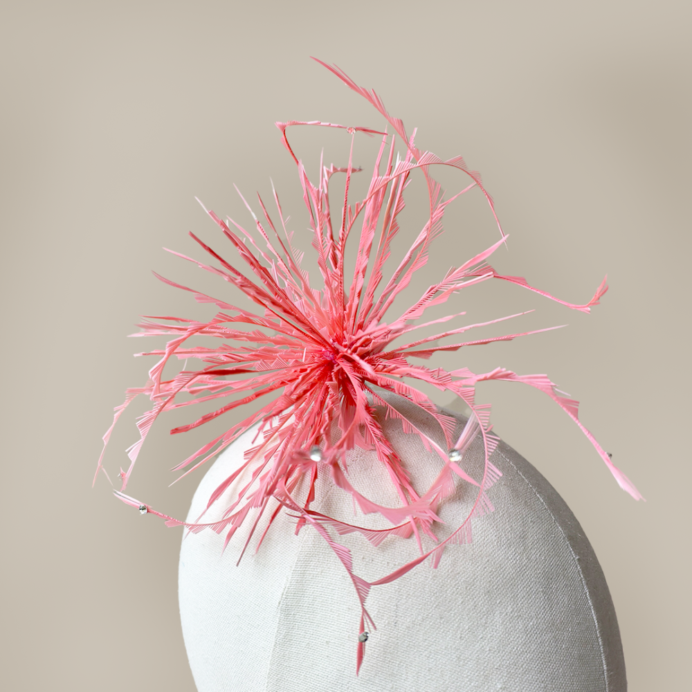 RB057 Feather Flower Millinery Fascinators Hat Handcraft Headress for Millinery & Couture Hats – 80+ Colours | No MOQ