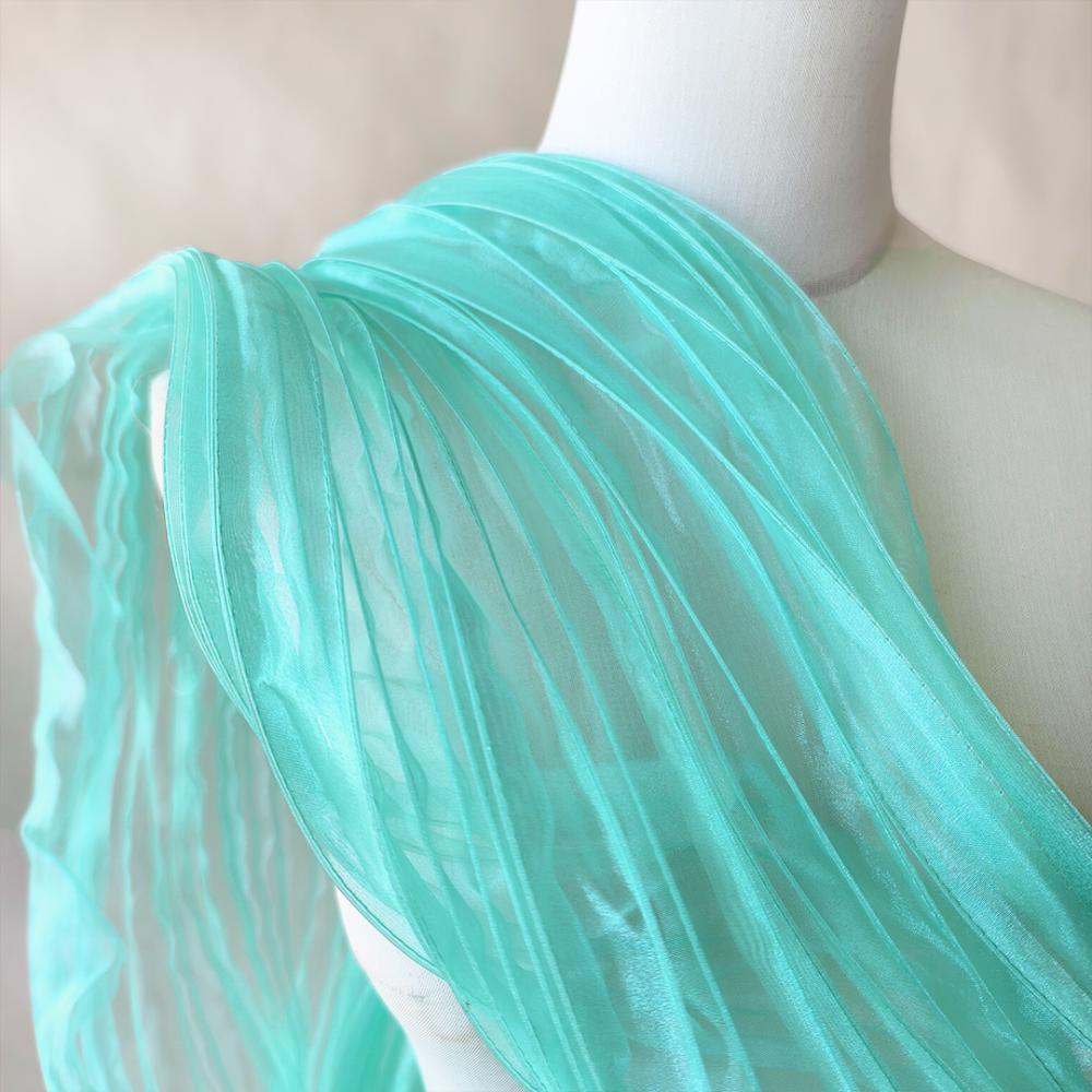 SFB1812 Structured Wired Organza Fabric for Millinery & Couture 55cm Wide One Yard