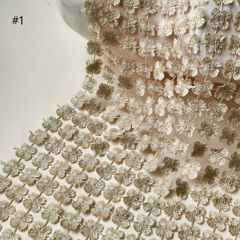 SFB1838 Daisy Guipure Lace Fabric By The Yard for Royal Ascot, Derby & Melbourne Cup