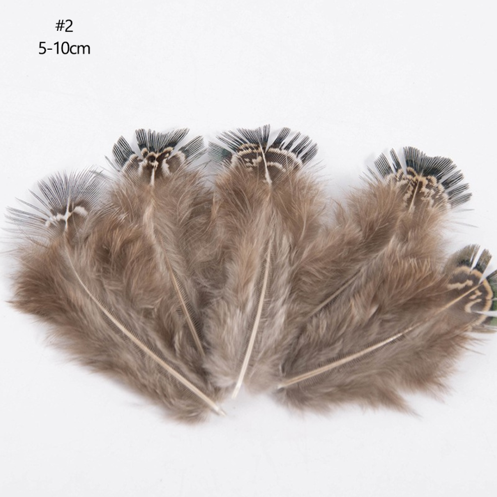 FEA1021-PH03 Fringed-Tip Pheasant Feathers for Couture Millinery & Derby Hats 50pcs/ pack