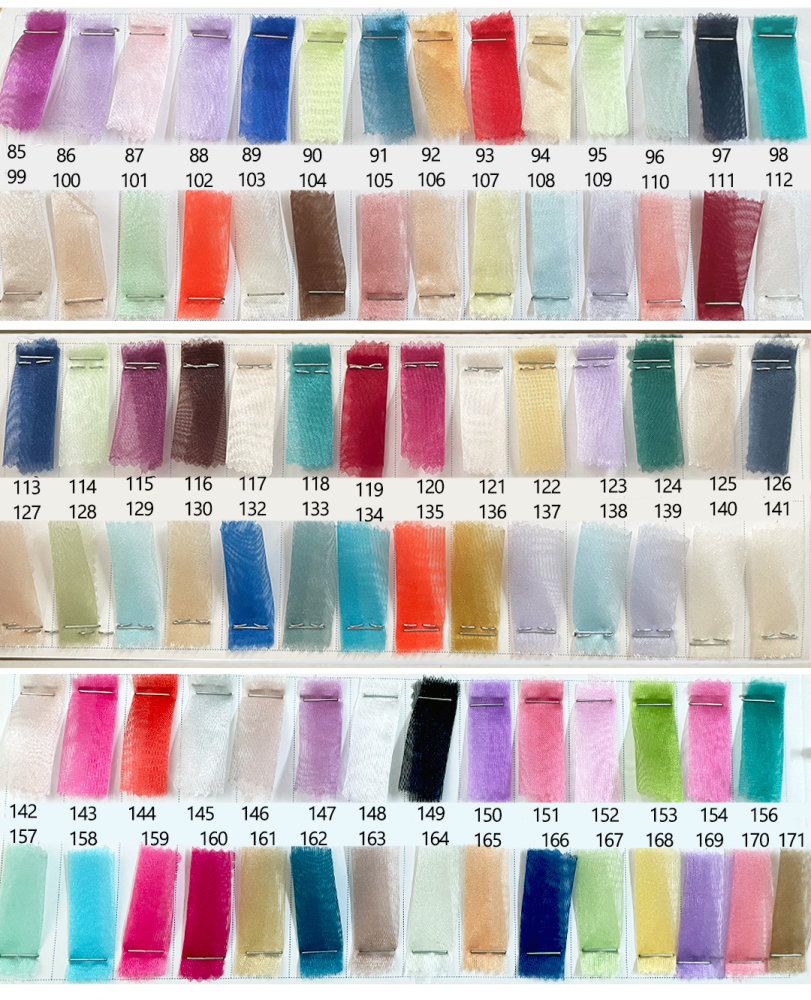 SFB1812 Structured Wired Organza Fabric for Millinery & Couture 55cm Wide One Yard