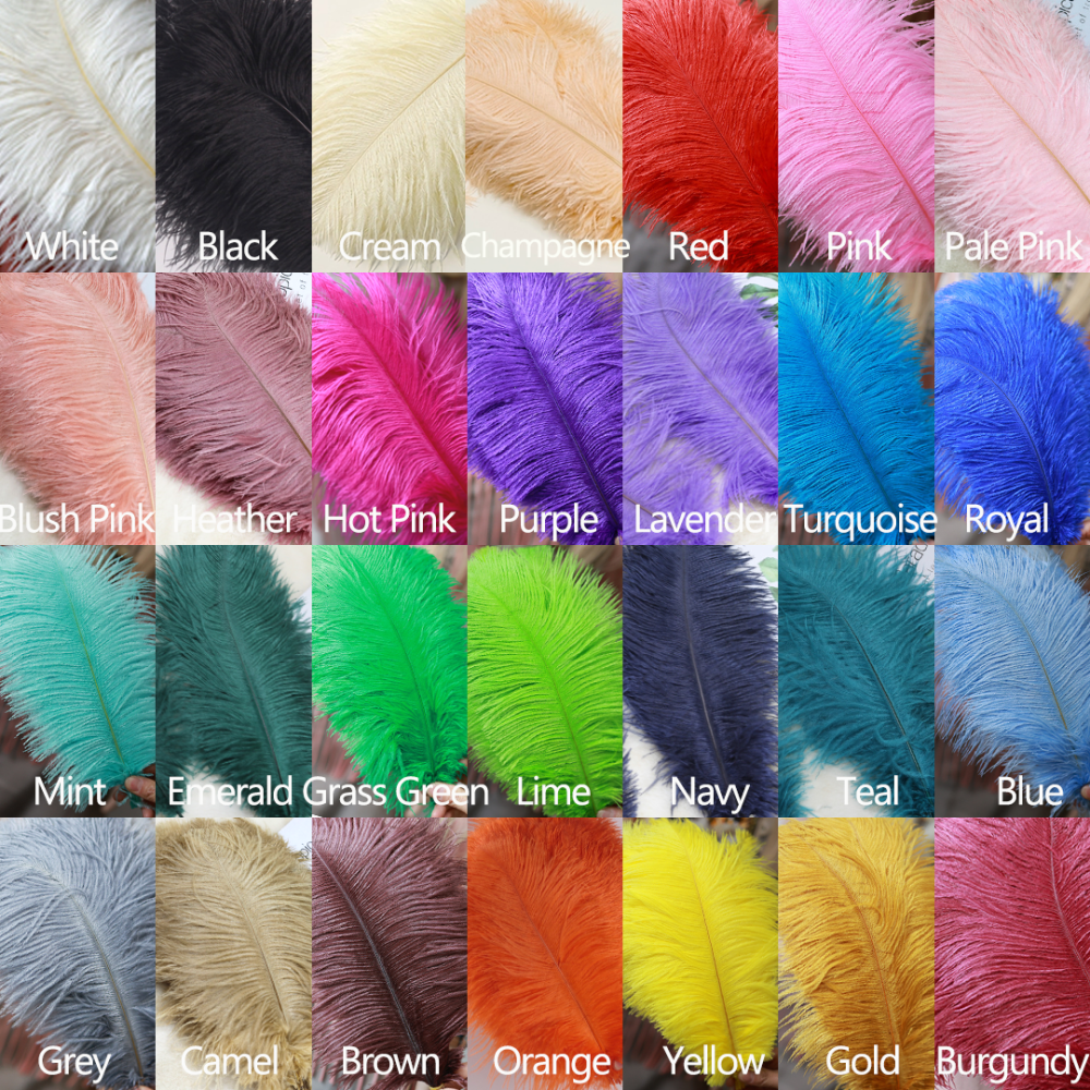 RM1707 Fan Trimmed Ostrich Feather Plume Spray for Millinery Race Day Headpieces