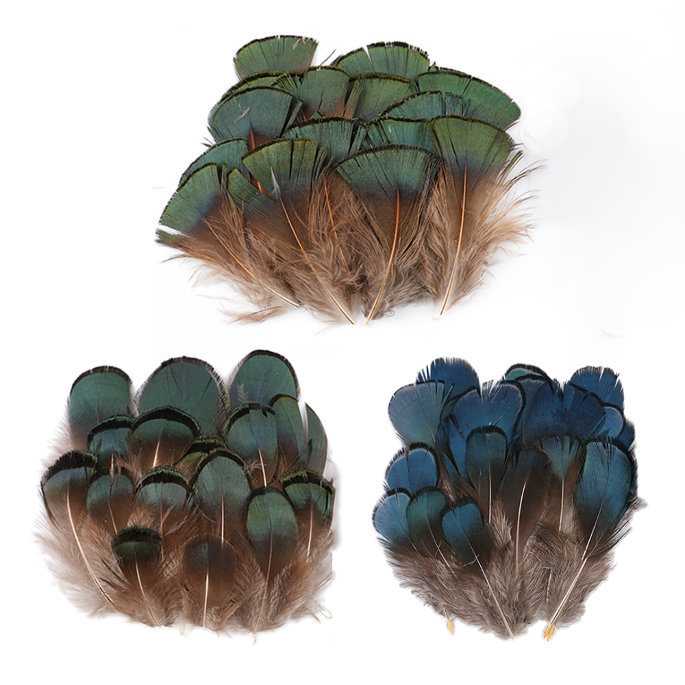 FEA1021-PE02 Iridescent Peacock Plumage for Couture Millinery & Elite Racing Headwear 50pcs/ Pack