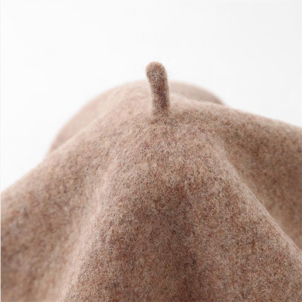 HBM084 Classic French Beret Hat Base Wool Blend for Couture Millinery & Winter Racing