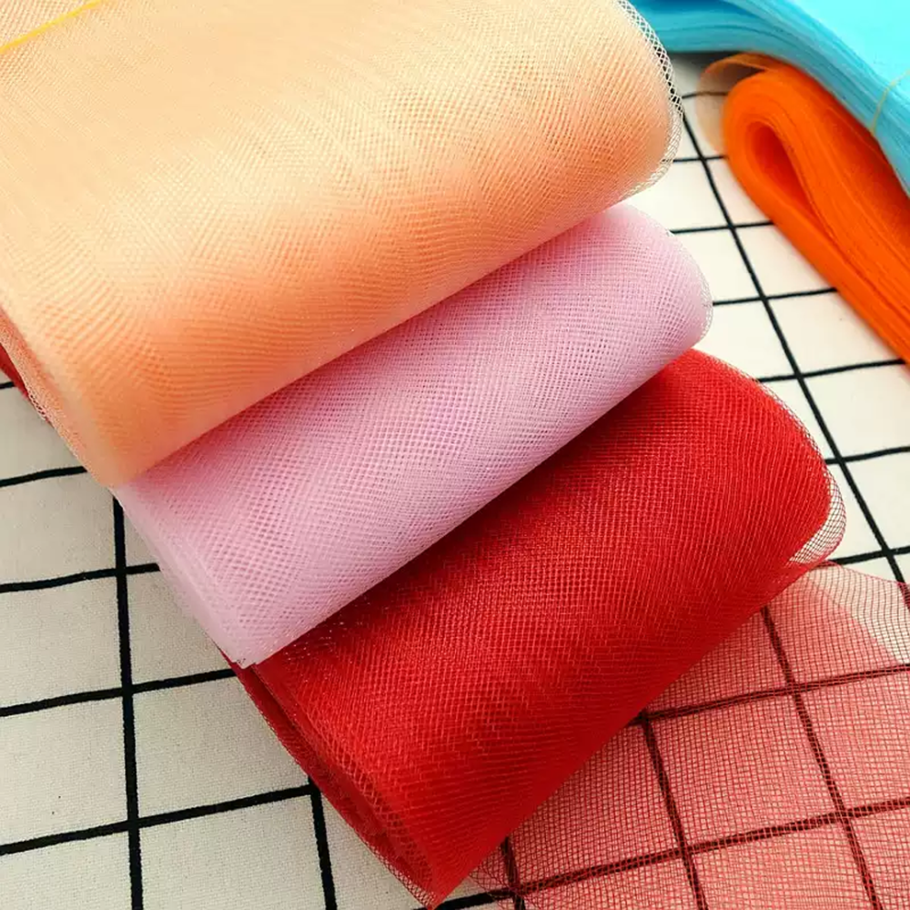 CH005 Flexible Diamond Mesh Crinoline 12cm Width for Couture Bridal & Derby Millinery