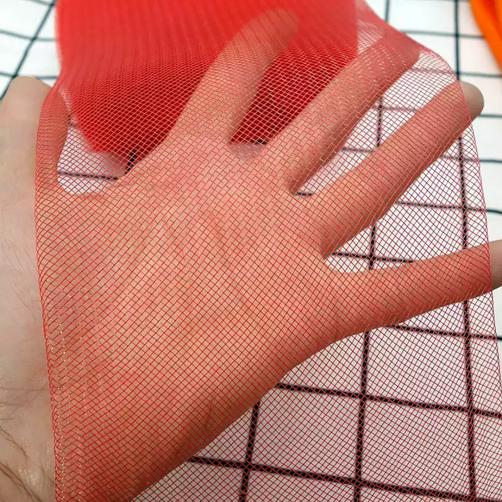 CH005 Flexible Diamond Mesh Crinoline 12cm Width for Couture Bridal & Derby Millinery