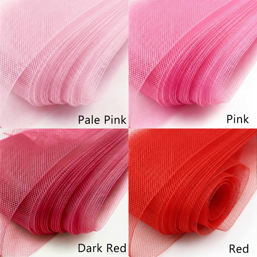 CH005 Flexible Diamond Mesh Crinoline 12cm Width for Couture Bridal & Derby Millinery