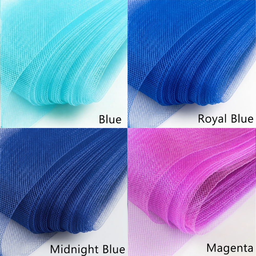 CH005 Flexible Diamond Mesh Crinoline 12cm Width for Couture Bridal & Derby Millinery