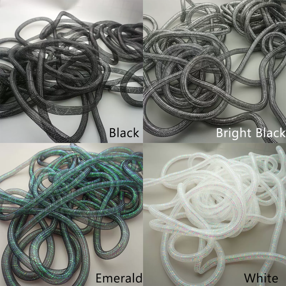 CH010 Iridescent Kinetic Tubular Crinoline 16mm for Couture Racing & Derby Millinery