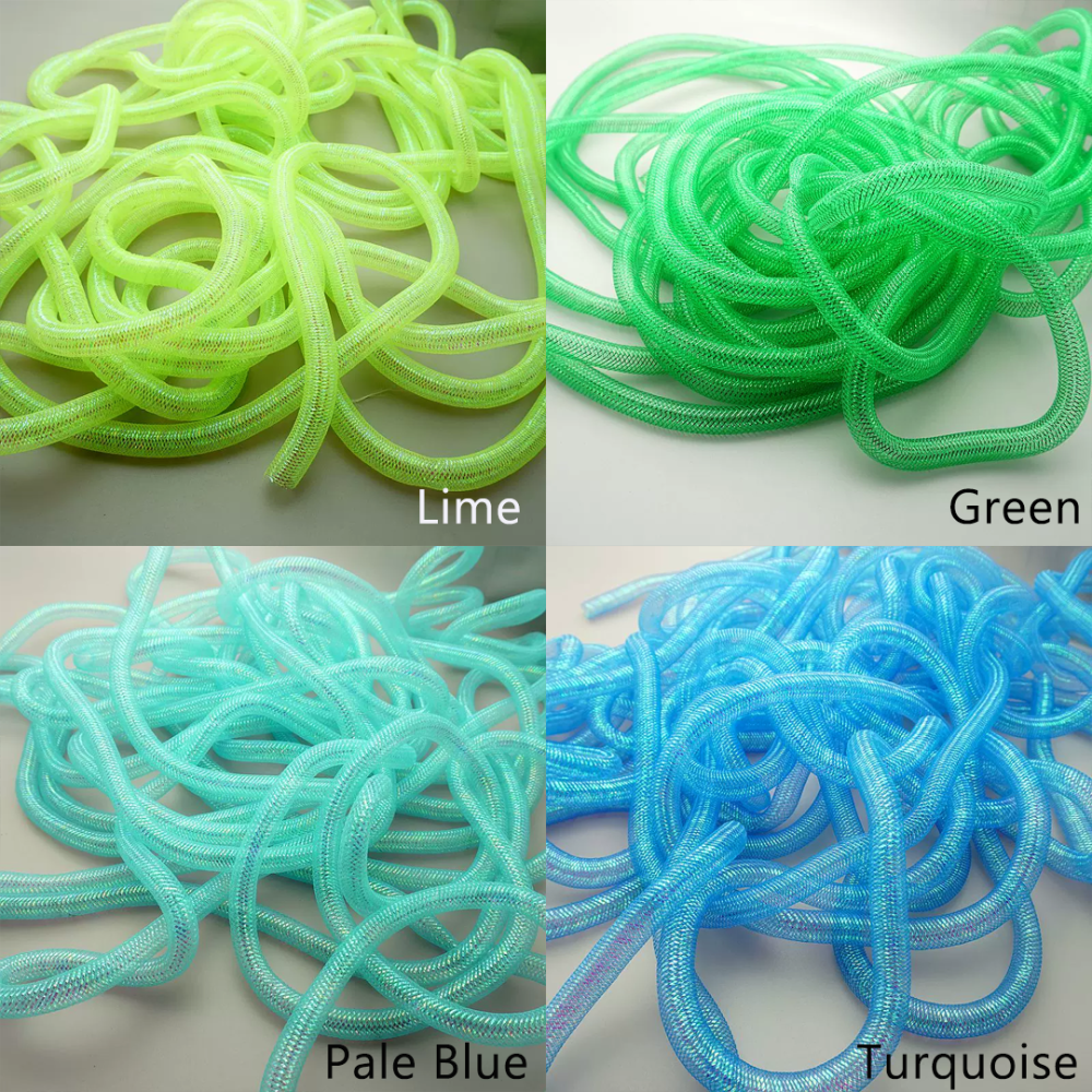 CH010 Iridescent Kinetic Tubular Crinoline 16mm for Couture Racing & Derby Millinery