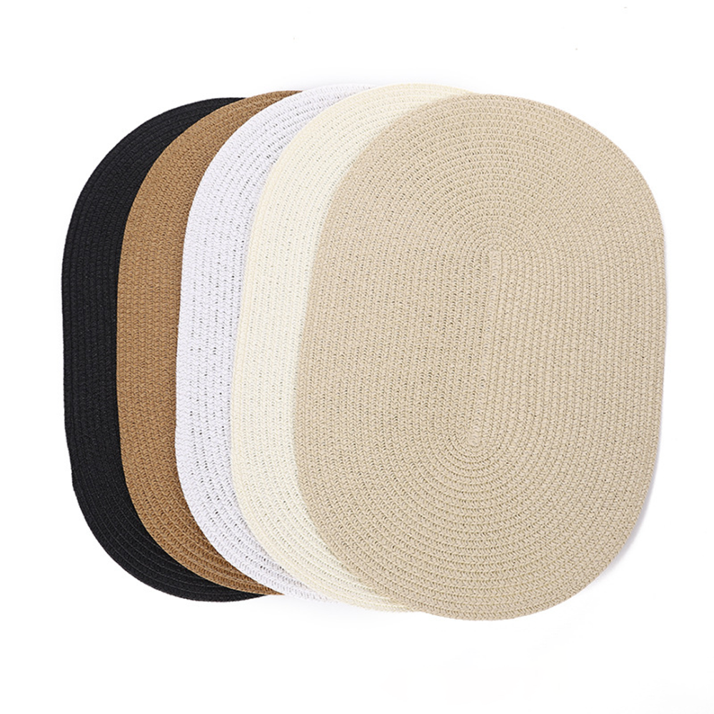 HBM040 Oval Woven Straw Millinery Mat Base for Ascot & Derby Hat Blocking