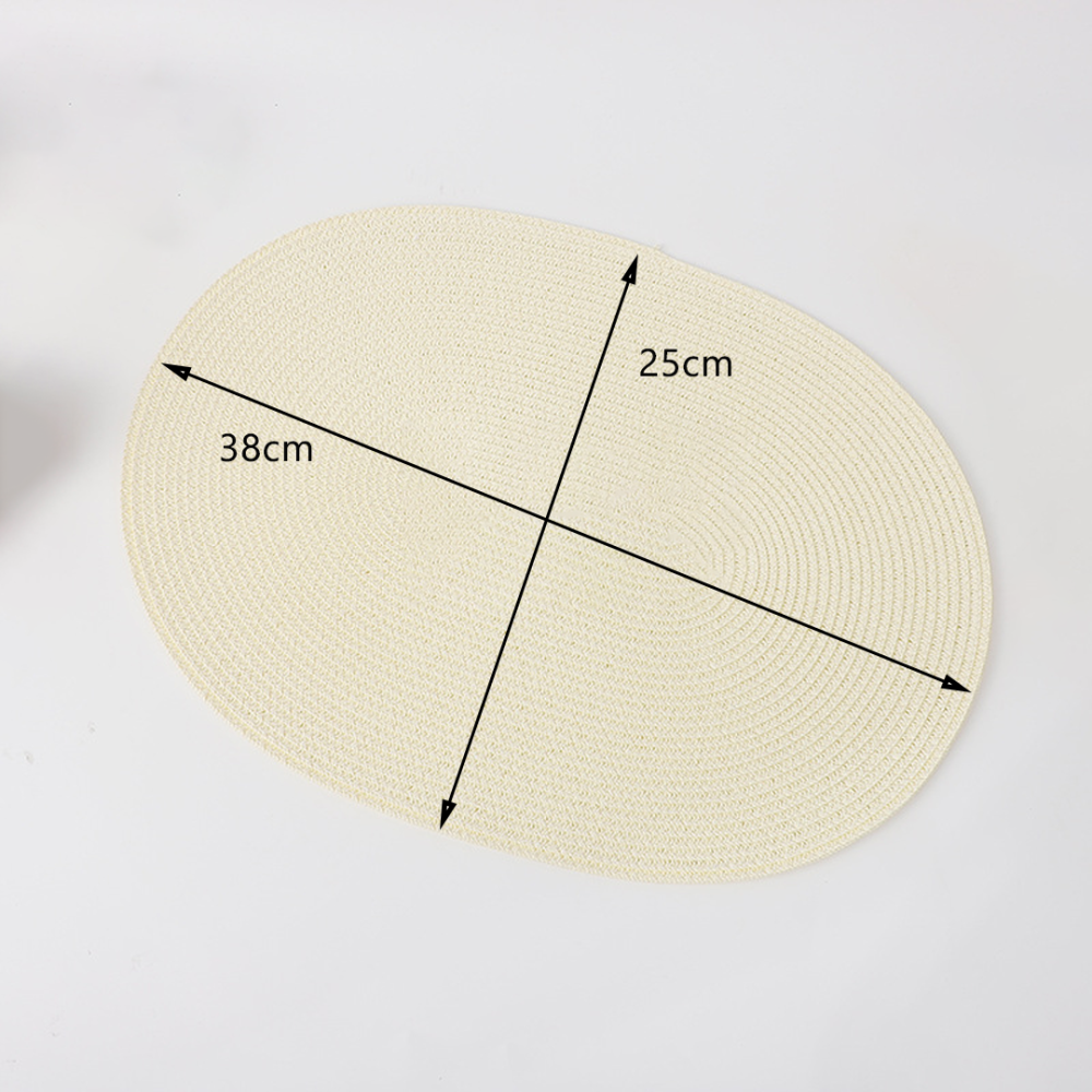 HBM040 Oval Woven Straw Millinery Mat Base for Ascot & Derby Hat Blocking