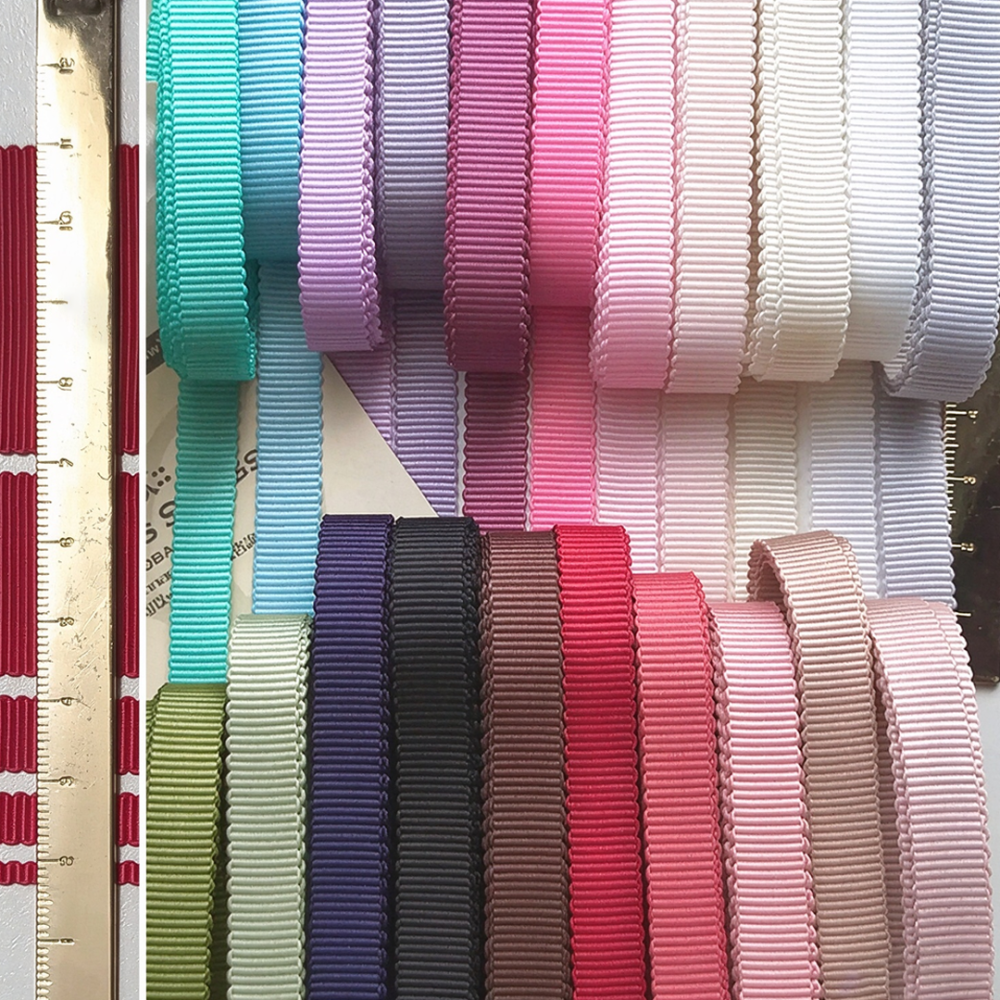 RBN001 Ribbed Petersham Millinery Ribbon Polyester Hat Trim for Couture & Racewear Headwear 2 Meters