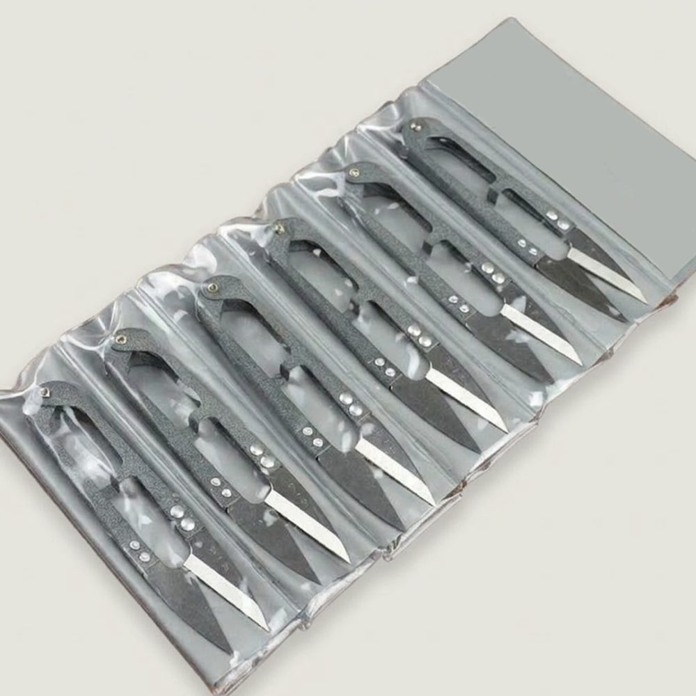 SCI004 Precision Thread Snips Metal Snipping Tool for Feather Curling & Millinery One Pair
