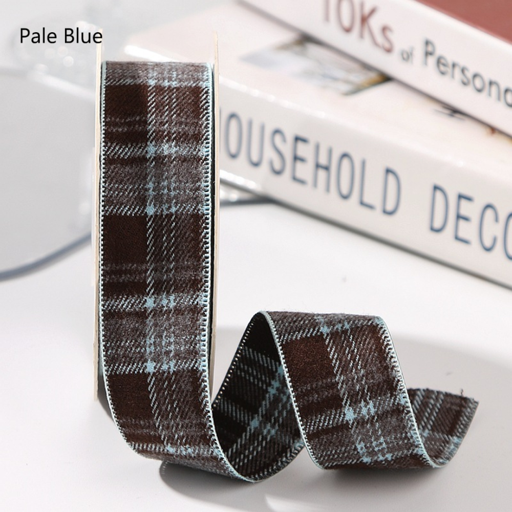RBN034 Vintage Tartan Plaid Ribbon Premium Supple Drape for Bespoke Millinery & Derby 10-Yard Roll