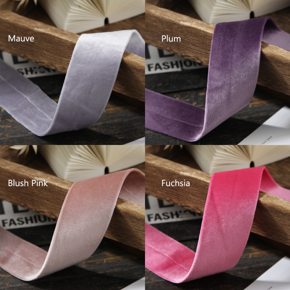 RBN099 Supple Velvet Ribbon for Couture Millinery & Bridal Headwear 10-Yard Roll