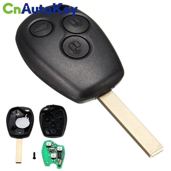 CN010005 Remote Control Key 3 Buttons 433MHz PCF7946 For Renault /Kangoo II /Clio III