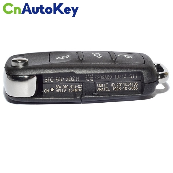 CN001063 for Volkswagen Skoda 3 Button remote control key 433MHZ 3T0 837 202H