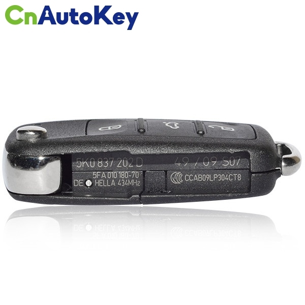 CN001066 for VW Remote Key 3 Button 5K0 837 202D 434MHZ ID48