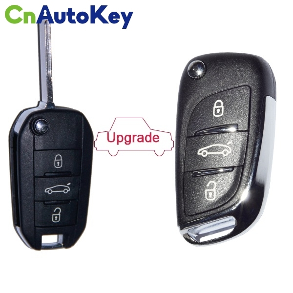 CN009030 Car Remote Key for PEUGEOT 208 2008 308 3008 408 4008 508 5008 Auto Keyless Entry 3 Buttons HELLA 434Mhz 301