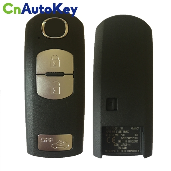 CN026024  For Mazda Smart key 2+1 Button 434MHz Mitsubishi system SKE13E-01