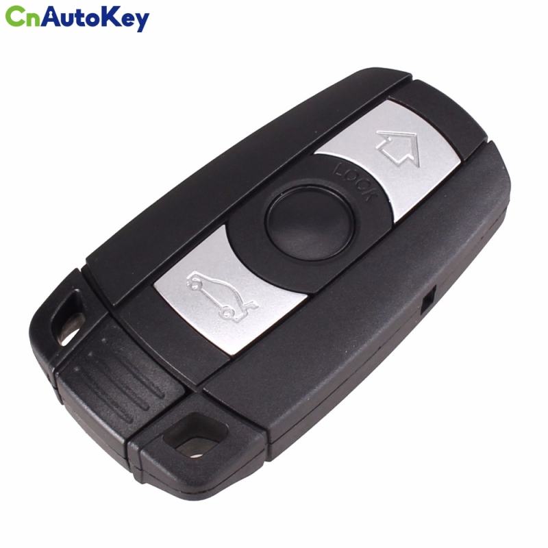 CS006013 Smart Key Shell Blade Fob For BMW 1 3 5 6 7 Series E90 E91 E92 E60 3 Button Remote Key Case With Logo