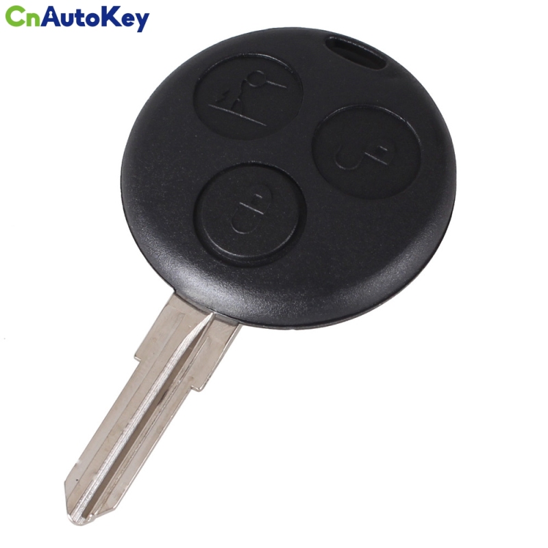 CS002014 Replacement 3 Buttons Uncut Blank Blade Car Key Case Shell Styling Cover FOR BENZ SMART CAR CITY ROADSTER FORTWO