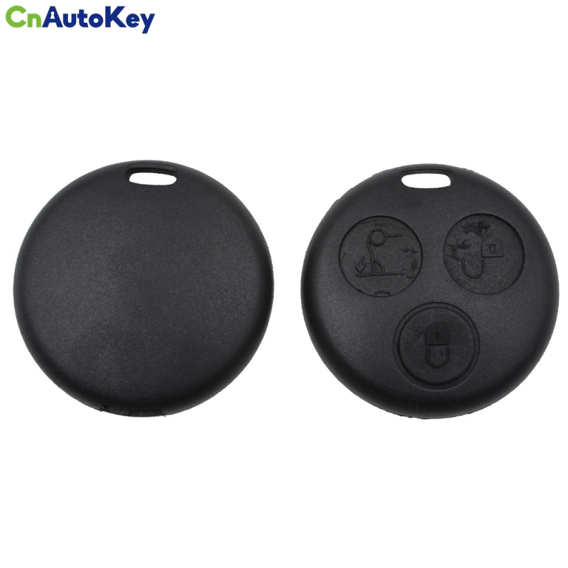 CS002010 3 Buttons Remote Key Shell Case Fob For Benz MB Smart Fortwo Forfour City Roadster