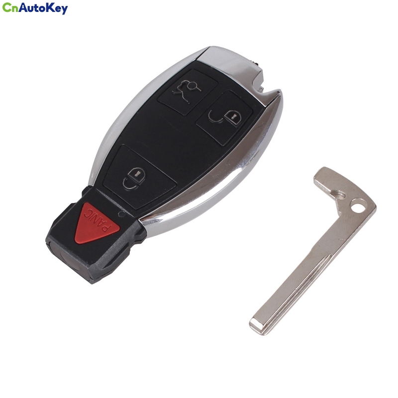 CS002027 Replacement 3+1 4 Buttons Smart Remote Car Key Shell Case Fob For MERCEDES BENZ KEY FOB 4 BUTTON Keyless Entry