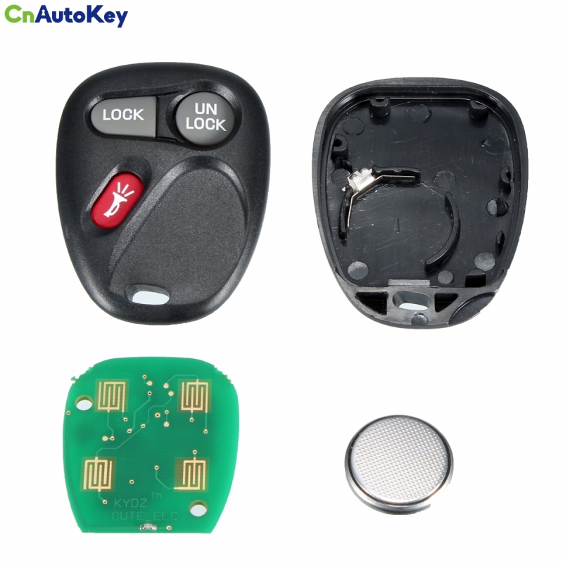 CN014017 Chevrolet 2+1 button Remote control (315Mhz FCC IDKOBLEAR1XT )