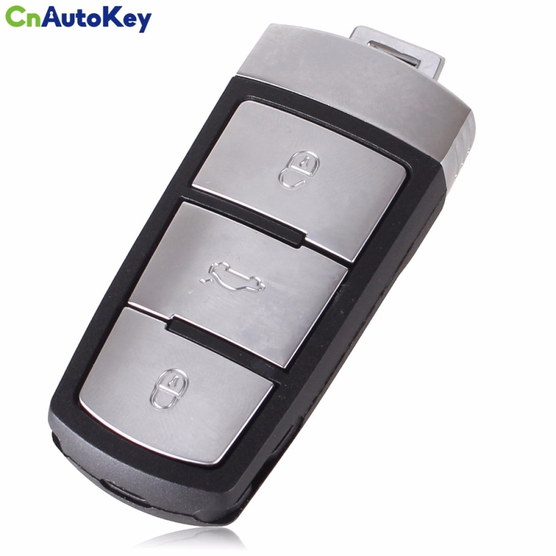 CS001006 Replacement Shell Smart Remote Key Case Fob 3 Buttons For VW VOLKSWAGEN CC Passat Magotan With LOGO