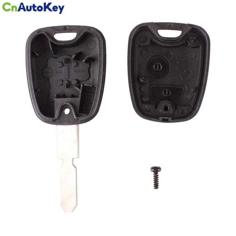 CS009012 Replacement Remote Key Case Fob 2 Button for Peugeot 406 407 307107 205 206 207 Uncut Blade