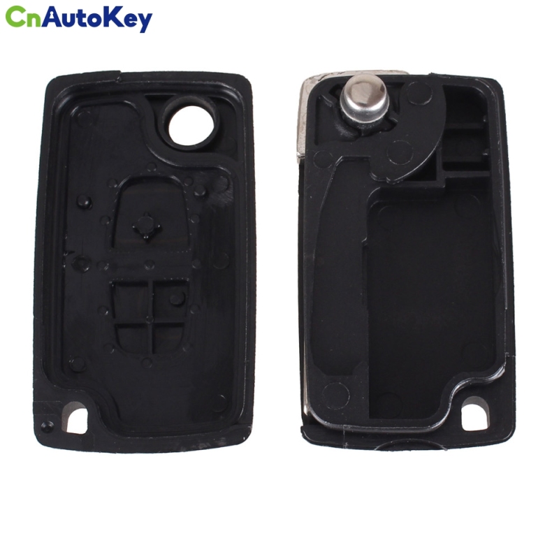 CS009004 Modified Remote Entry Key Fob Shell Case 2 Buttons For Peugeot 307 107 207 407