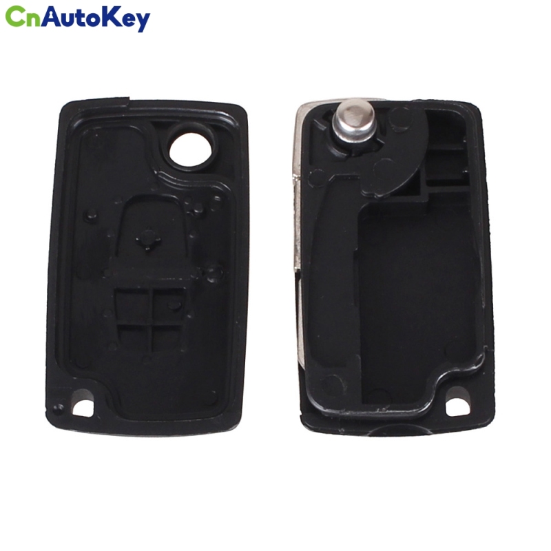 CS009003 Modified New Style 2 Buttons Folding Key Blank Remote Case Cover For Peugeot 206 306 406 Flip Key Shell