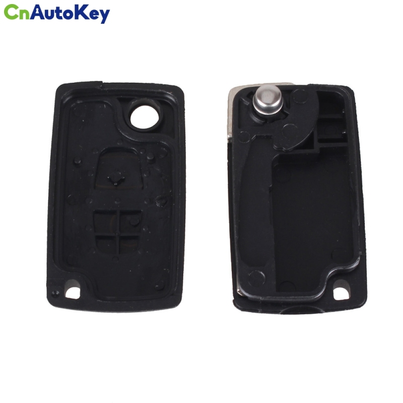 CS009020 2 Buttons Remote Key Shell Case Folding Flip Fob For PEUGEOT 107 207 307 407 607 1007