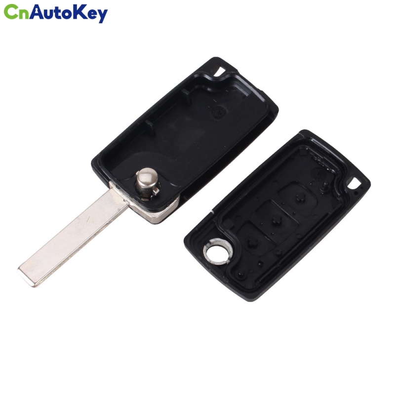CS009025 3 Button Remote Flip Folding Key Shell Case Fob For Peugeot 307 407 308 607 CE0523 New